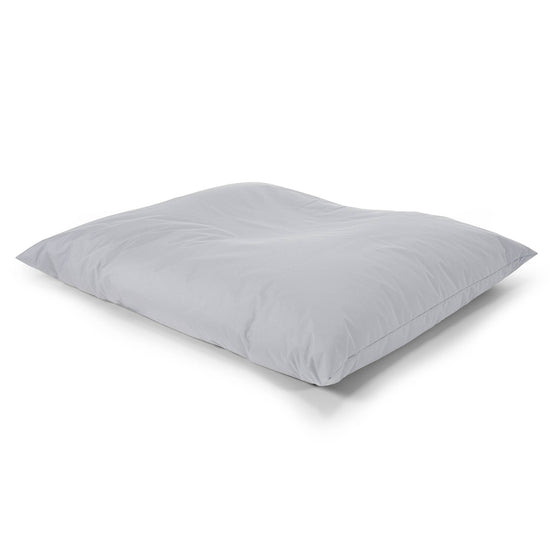 Bardzo duża pufa XXL - Łatwy w Pielęgnacji na Zewnątrz Srebro 03