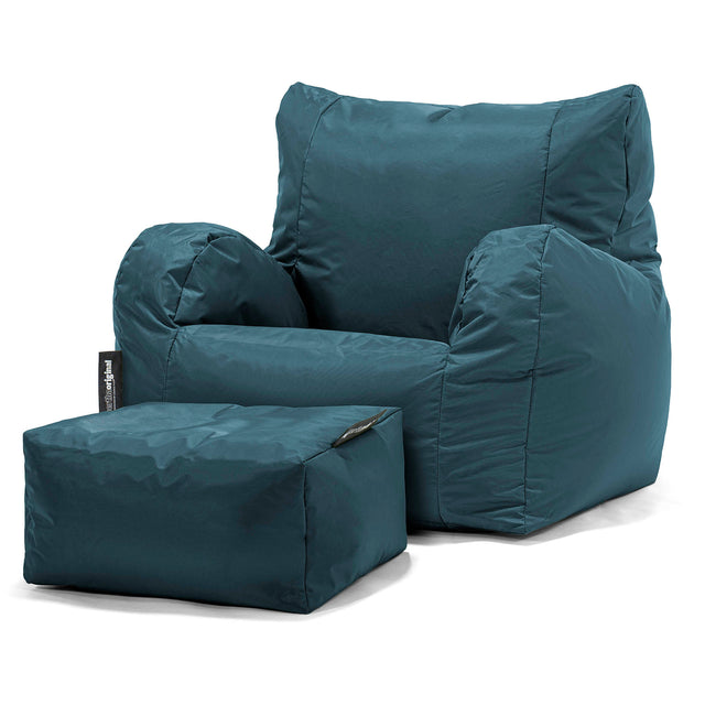 Fotel pufa worki sako - SmartCanvas™ Petrol 02