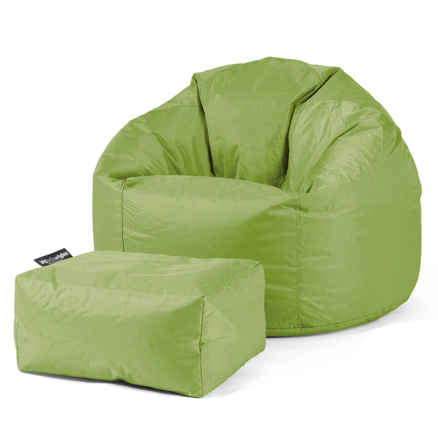 Klasyczne siedzisko pufa sako - SmartCanvas™ Limonka 02