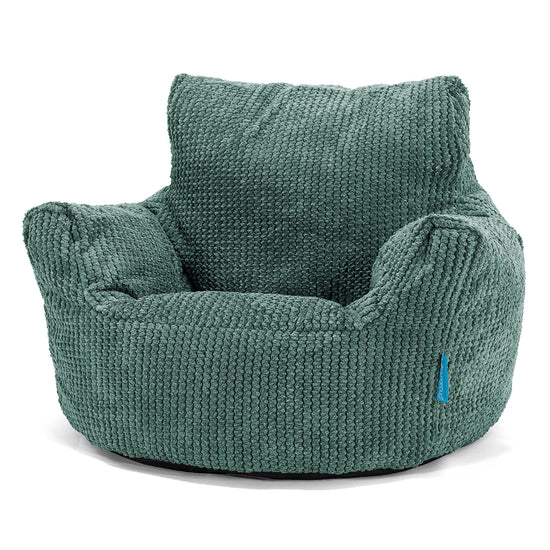 Fotel pufa worki sako dla malucha 1-3 lata - Pom Pom Zielony Mech 01