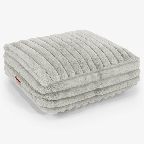 Duża poduszka podłogowa - Sztruks ultra plusz Szałwiowy zielony 01