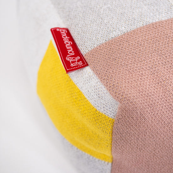 Podnóżek mały - Dzianina Blok kolorów Szarość 02