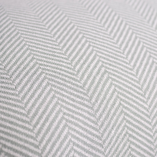 Podnóżek mały - Dzianina Jodełka Kacze jajo niebieskie 03