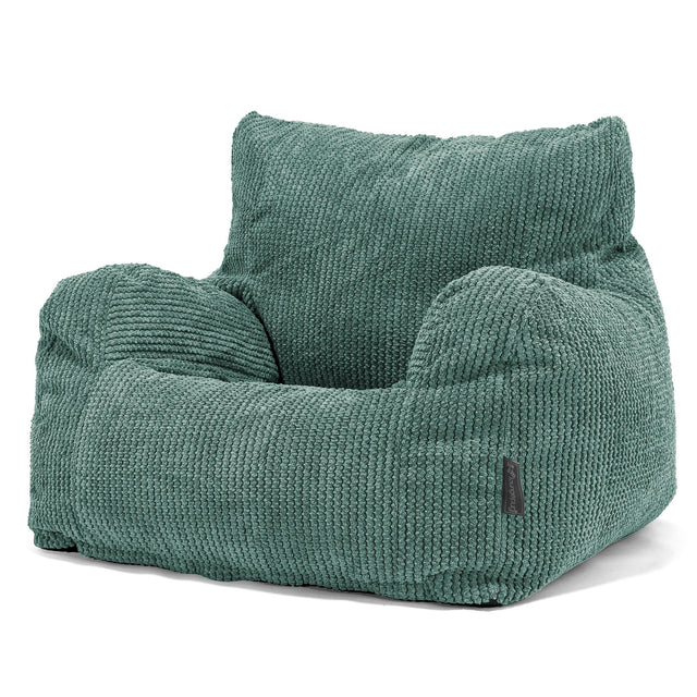 Fotel pufa worki sako Josephine - Pom Pom Zielony Mech 01