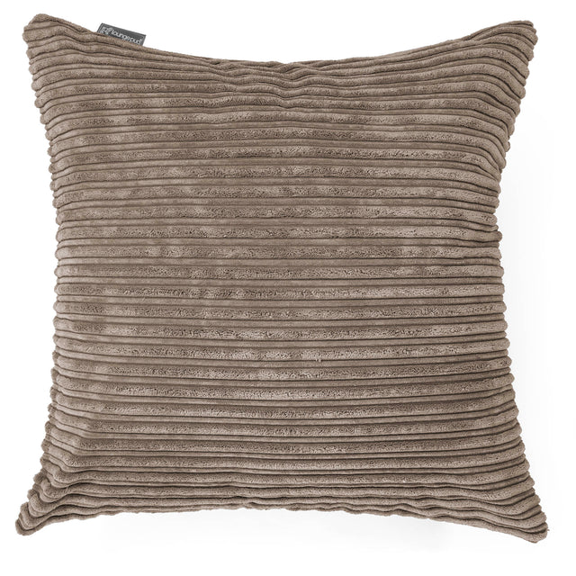 Poszewka na poduszkę ozdobna XL 70 x 70cm - Klasyczny sztruks Beżowa szarość 01