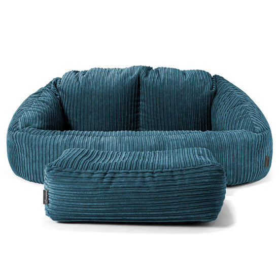 Sofa pufa Bubble - Klasyczny sztruks Granat 02
