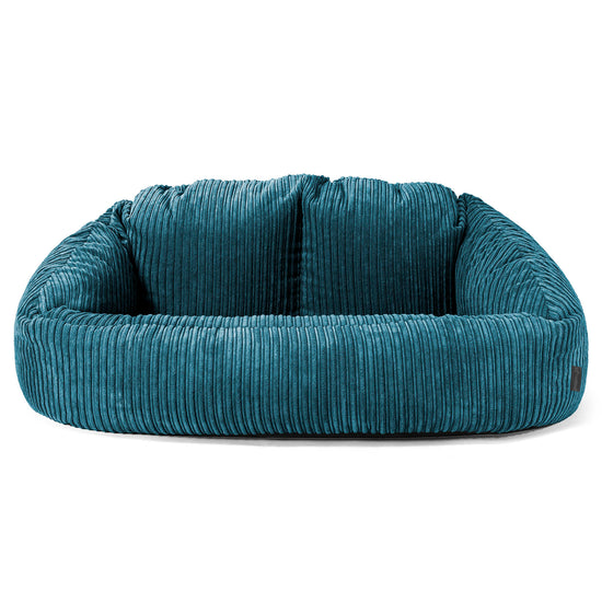 Sofa pufa Bubble - Klasyczny sztruks Turkus 01