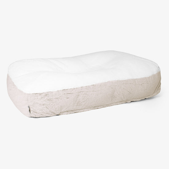 Legowisko dla psów XL Sloucher - Sztuczne futerko z królika Złoty brąz 01