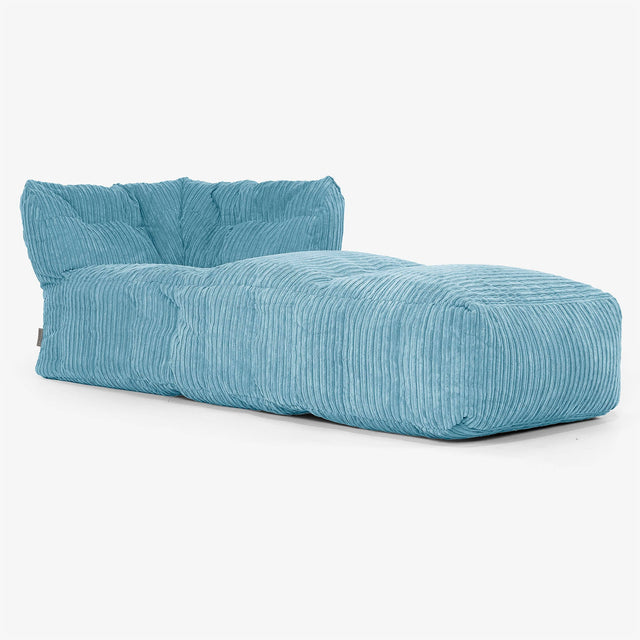 Modułowa Pufa Sofa, Prawy Element Chaise Zamienny Pokrowiec - Klasyczny sztruks 01