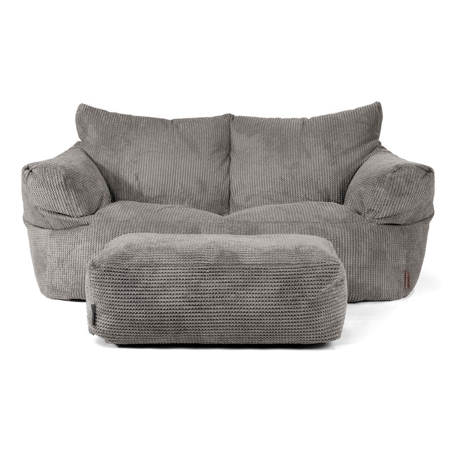 Sofa pufa Josephine - Pom Pom Antracytowa szarość 02