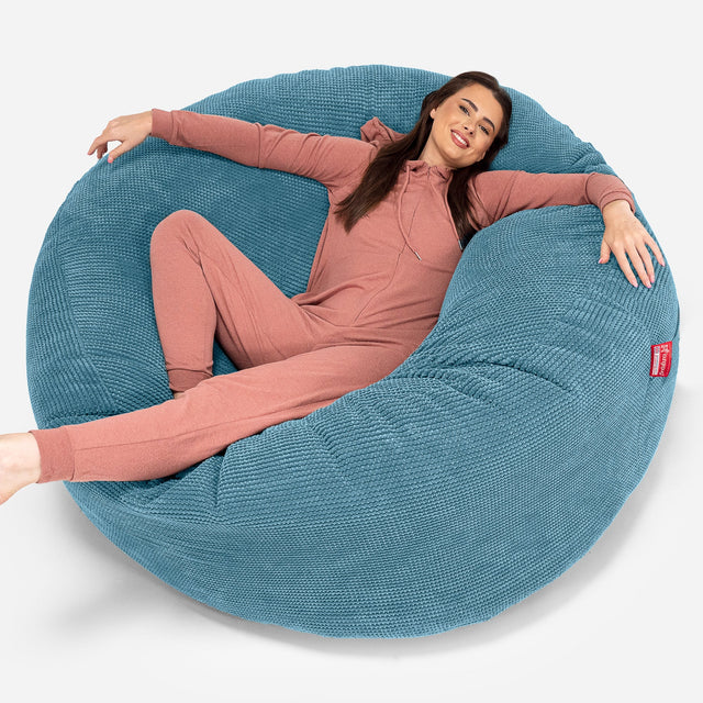 Sofa pufa XXL Mega Mammoth Zamienny Pokrowiec - Pom Pom 01