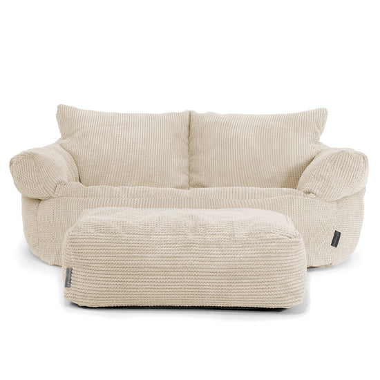 Sofa pufa Josephine - Pom Pom Kość słoniowa 02