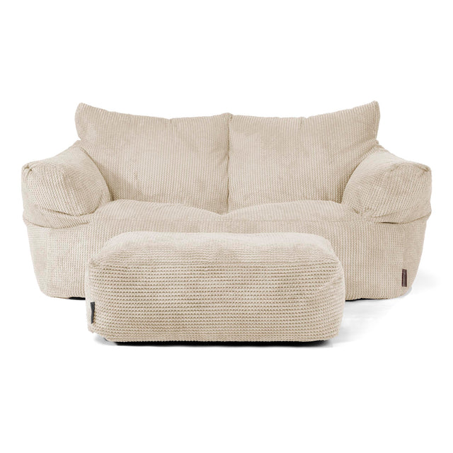 Sofa pufa Josephine - Pom Pom Kość słoniowa 02