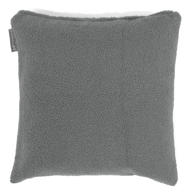 Poszewka na poduszkę ozdobna 47 x 47cm - Boucle Szarość 01