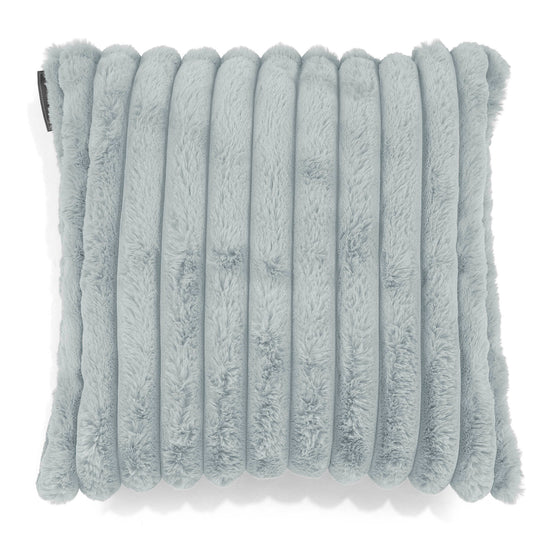Poszewka na poduszkę ozdobna 47 x 47cm - Sztruks ultra plusz Kacze jajo niebieskie 01