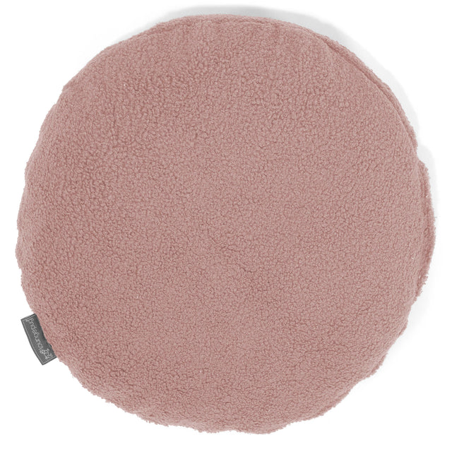 Poszewka na poduszkę ozdobna okrągła 50cm - Boucle Róż 01