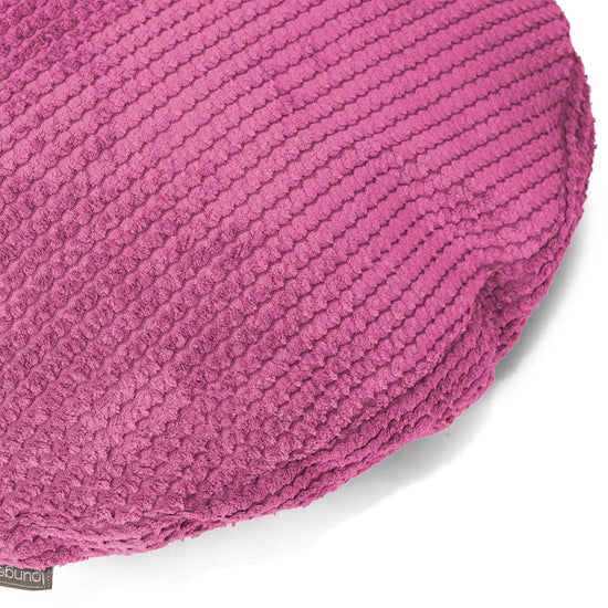 Poszewka na poduszkę ozdobna okrągła 50cm - Pom Pom Róż 02