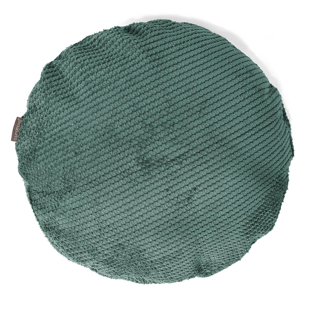Poszewka na poduszkę ozdobna okrągła 50cm - Pom Pom Zielony Mech 01