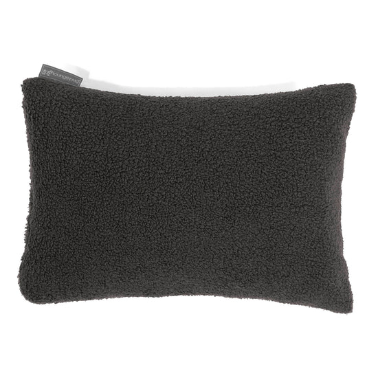 Poszewka na poduszkę ozdobna prostokątna 35 x 50cm - Boucle Grafit szarość 01