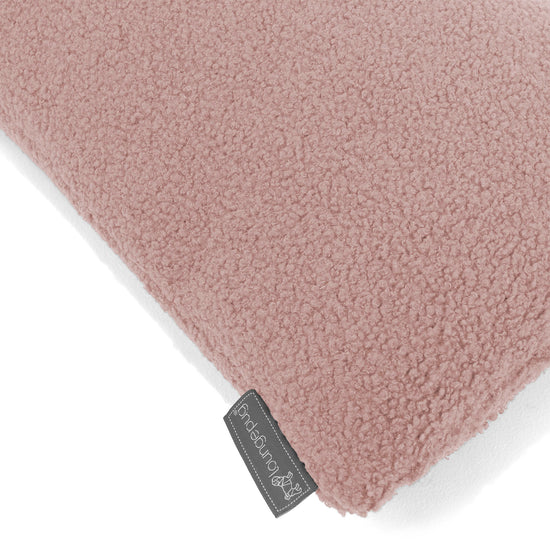 Poszewka na poduszkę ozdobna prostokątna 35 x 50cm - Boucle Róż 02