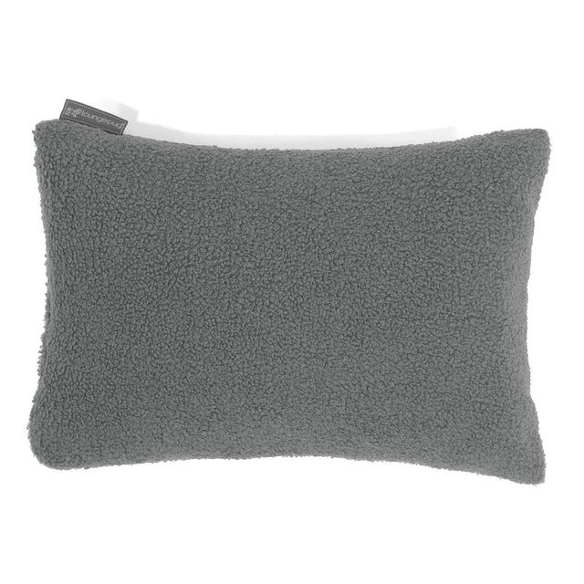 Poszewka na poduszkę ozdobna prostokątna 35 x 50cm - Boucle Szarość 01