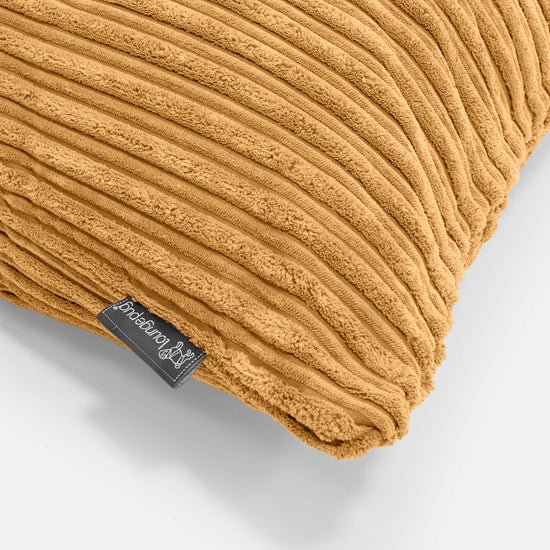 Poszewka na poduszkę ozdobna prostokątna 35 x 50cm - Klasyczny sztruks Złoty Miód 02