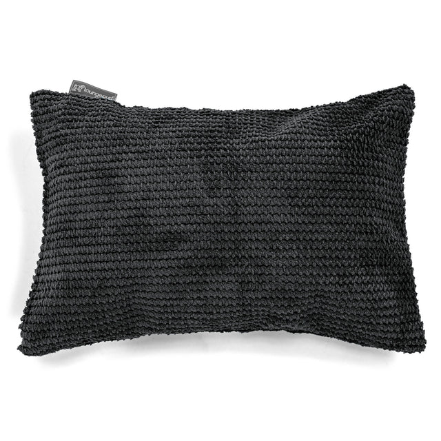 Poszewka na poduszkę ozdobna prostokątna 35 x 50cm - Pom Pom Czerń 01