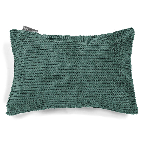 Poszewka na poduszkę ozdobna prostokątna 35 x 50cm - Pom Pom Zielony Mech 01