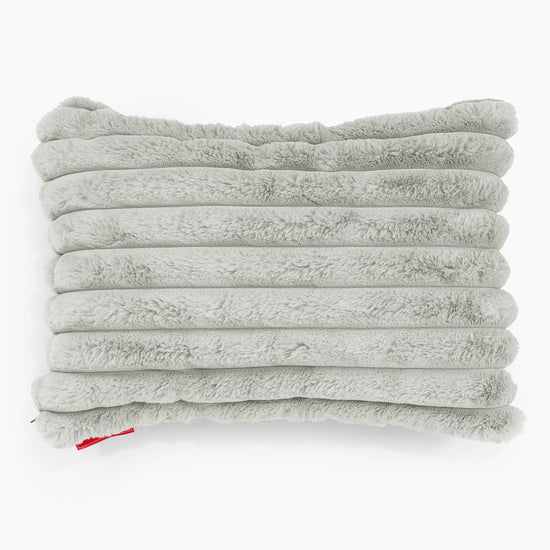 Poszewka na poduszkę ozdobna prostokątna 35 x 50cm - Sztruks ultra plusz Szałwiowy zielony 01