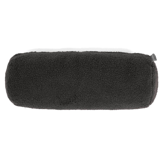 Poszewka na poduszkę ozdobna wałek 20 x 55cm - Boucle Grafit szarość 02