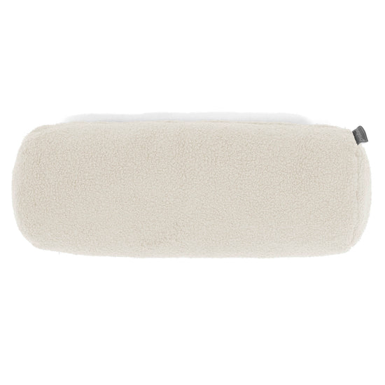 Poszewka na poduszkę ozdobna wałek 20 x 55cm - Boucle Kość słoniowa 02