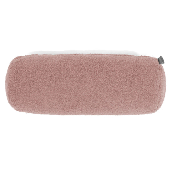 Poszewka na poduszkę ozdobna wałek 20 x 55cm - Boucle Róż 02