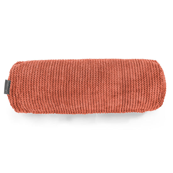 Poszewka na poduszkę ozdobna wałek 20 x 55cm - Pom Pom Dyniowy Pomarańczowy 02