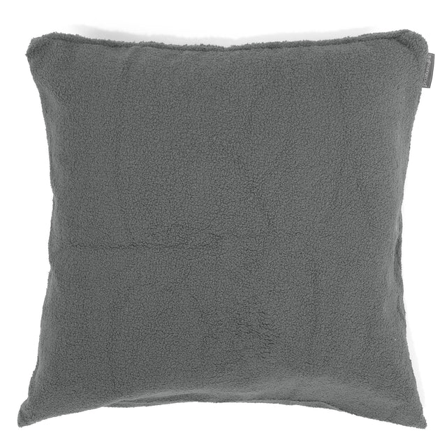Poszewka na poduszkę ozdobna XL 70 x 70cm - Boucle Szarość 01