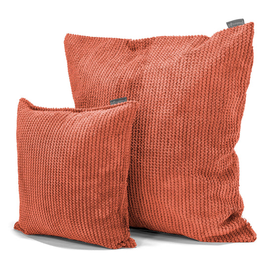 Poszewka na poduszkę ozdobna XL 70 x 70cm - Pom Pom Dyniowy Pomarańczowy 02