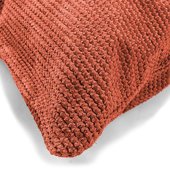 Poszewka na poduszkę ozdobna XL 70 x 70cm - Pom Pom Dyniowy Pomarańczowy 03