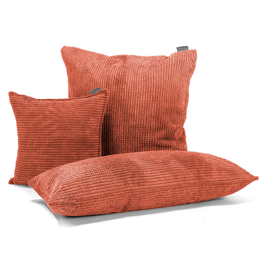 Poszewka na poduszkę ozdobna XL 70 x 70cm - Pom Pom Dyniowy Pomarańczowy 04