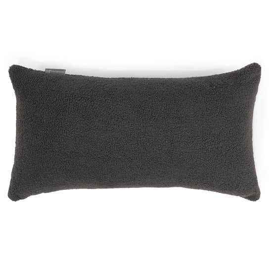 Poszewka na poduszkę XL prostokątna 40 x 70cm - Boucle Grafit szarość 01