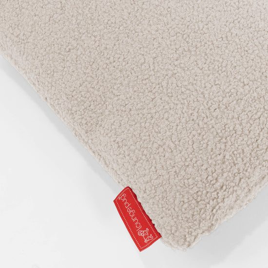 Poszewka na poduszkę XL prostokątna 40 x 70cm - Boucle Kość słoniowa 02