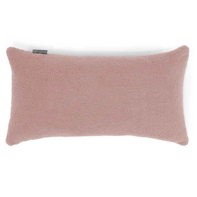 Poszewka na poduszkę XL prostokątna 40 x 70cm - Boucle Róż 01