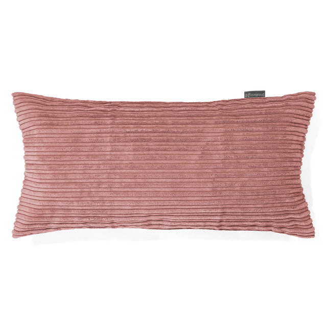 Poszewka na poduszkę XL prostokątna 40 x 70cm - Klasyczny sztruks Brzoskwinia 01