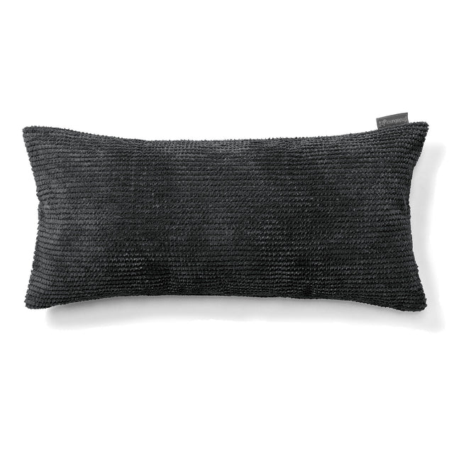 Poszewka na poduszkę XL prostokątna 40 x 70cm - Pom Pom Czerń 01
