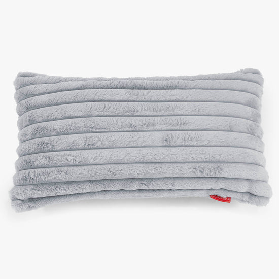 Poszewka na poduszkę XL prostokątna 40 x 70cm - Sztruks ultra plusz Kacze jajo niebieskie 01