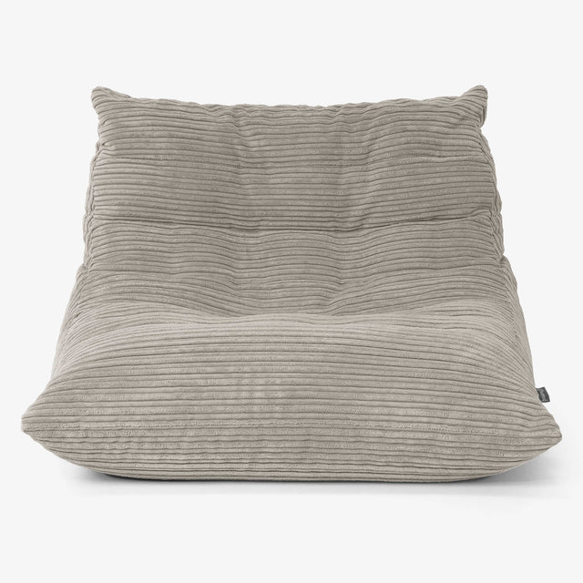 Pufa fotel Noah na podłogę - Klasyczny sztruks Mysi 01