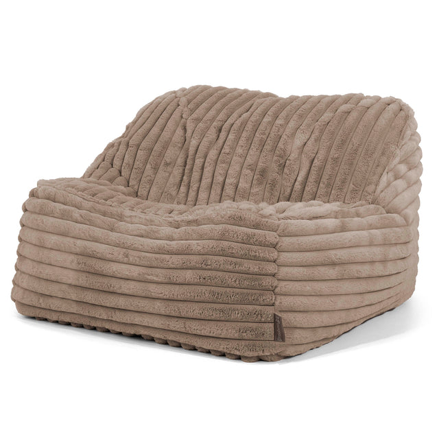 Pufa fotel Sloucher - Sztruks ultra plusz Mysi 01