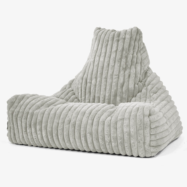 Pufa leżanka - Sztruks ultra plusz Szałwiowy zielony 01