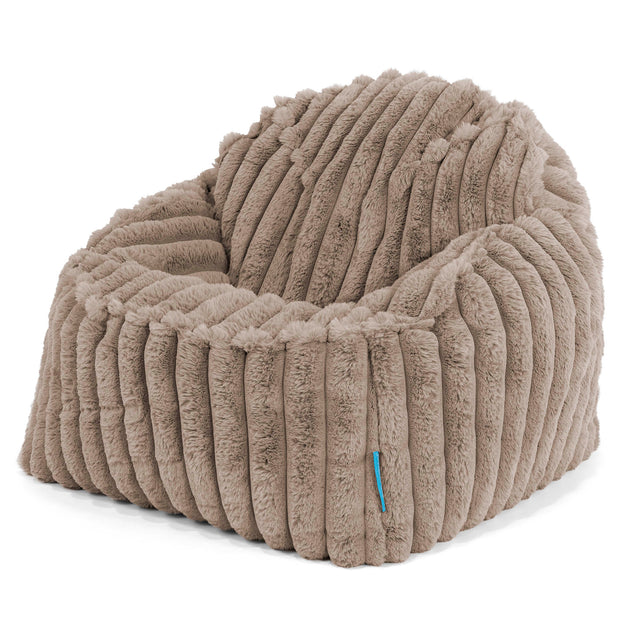 Pufa Sloucher dla dzieci 2-6 lat - Sztruks ultra plusz Mysi 01