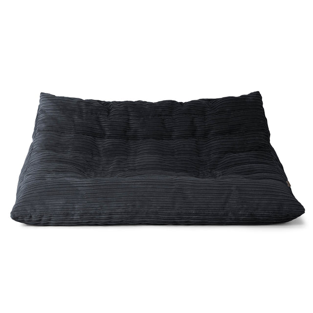 Pufa sofa podłogowa Noah - Klasyczny sztruks Czerń 01