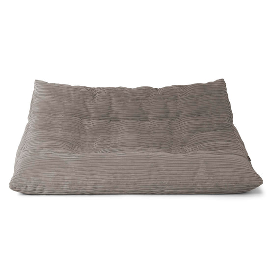 Pufa sofa podłogowa Noah - Klasyczny sztruks Grafit szarość 01