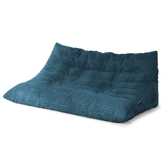 Pufa sofa podłogowa Noah - Klasyczny sztruks Granat 02